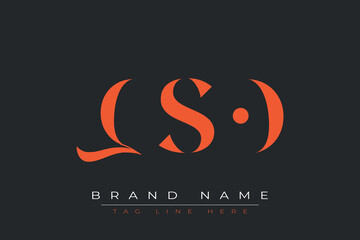 QSO abstract letter logo design. This logo is designed by three abstract letters.