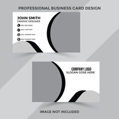 Minimalist Business Card &ndash; Clean & Professional Design Template