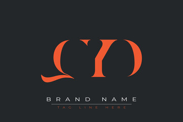QYD abstract letter logo design. This logo is designed by three abstract letters.