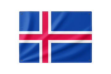 Obraz premium Flag of Iceland