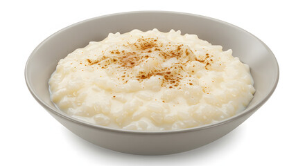 Creamy Brazilian Arroz Doce with a Dusting of Cinnamon and Rich Texture