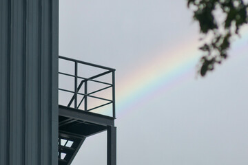 Rainbow Against Industrial Structure with Staircase
