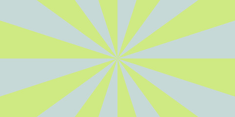 Colorful sun rays sunburst pattern background. Vintage beam sunburst texture. Sunlight horizontal spiral background. Eye catching vector background for product campaign. Gradient banner for poster