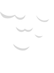 Minimalist gray curved lines create a dynamic and elegant pattern against a clean white background, enhancing modern and abstract designs with a touch of sophistication and tranquility