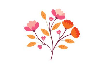 vector illustration of a floral background