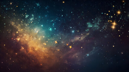 Obraz premium space background with stars