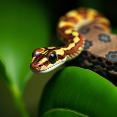 Obraz premium cute little python