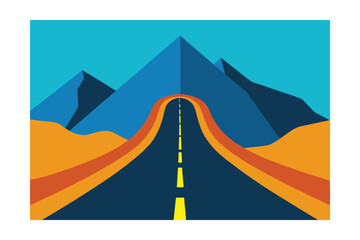 road to the mountains