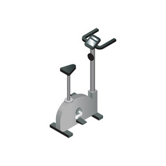 Illustration of a gym fitness machine featuring sleek metal design. Ideal for health, wellness, workout, and fitness content bike bicycle 