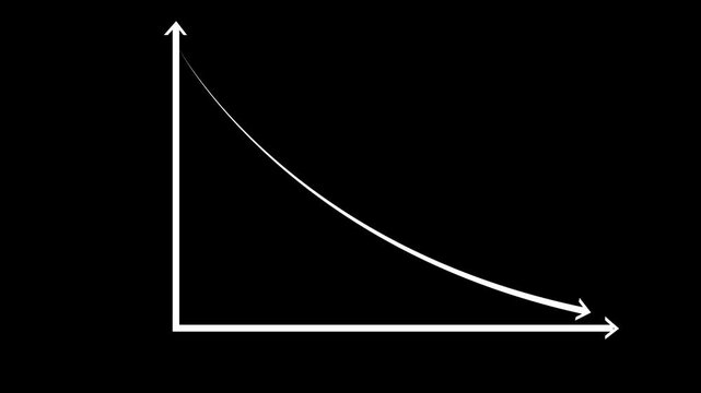 Cost reduction concept. Cost wording on decrease money with down arrow. Cost Management, Economy recession, low budget, Effective business, Expense reduce on transparent background.