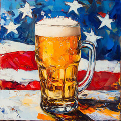 Fourth of July America Beer