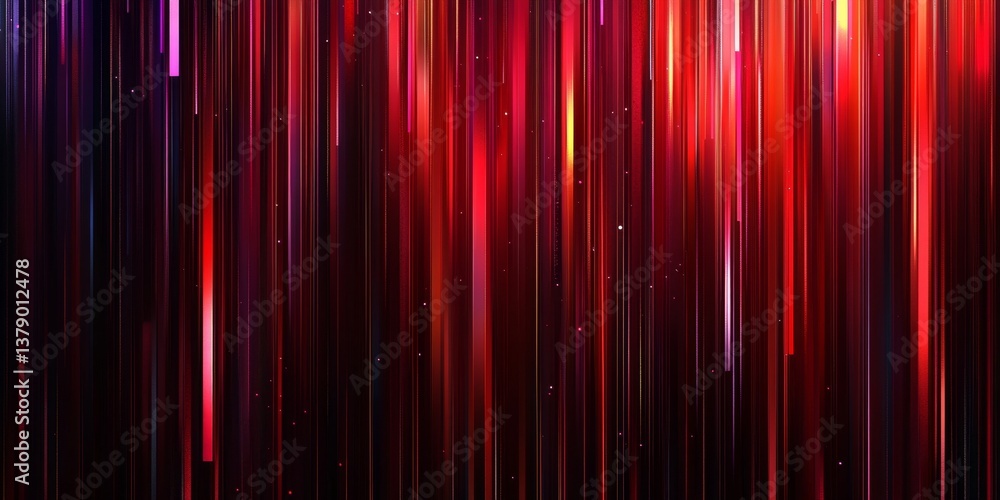 Poster dynamic red vertical lines abstract background
