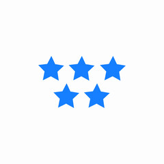 quality rating icon sign vector