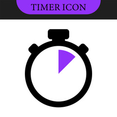 Timer and stopwatch vector icons set. Countdown timer vector icons. Time management. Deadline, punctuality and time management and optimization Countdown 5, 10, 20, 30, 60 minutes. Vector illustration