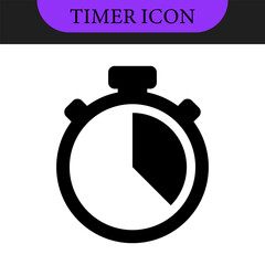 Timer and stopwatch vector icons set. Countdown timer vector icons. Time management. Deadline, punctuality and time management and optimization Countdown 5, 10, 20, 30, 60 minutes. Vector illustration