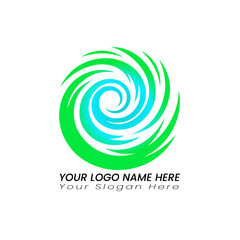 Sky or water theme logo design