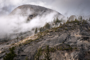 fog in the mountains