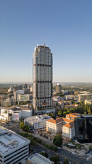 aerial view Johannesburg , South Africa, Sandton, Rivonia panoramic views of the Magaliesberg and...