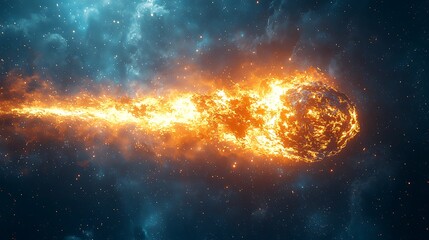 Fiery Asteroid Cosmic Background