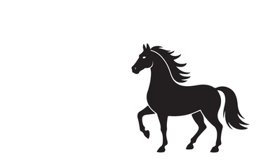 Horse silhouette