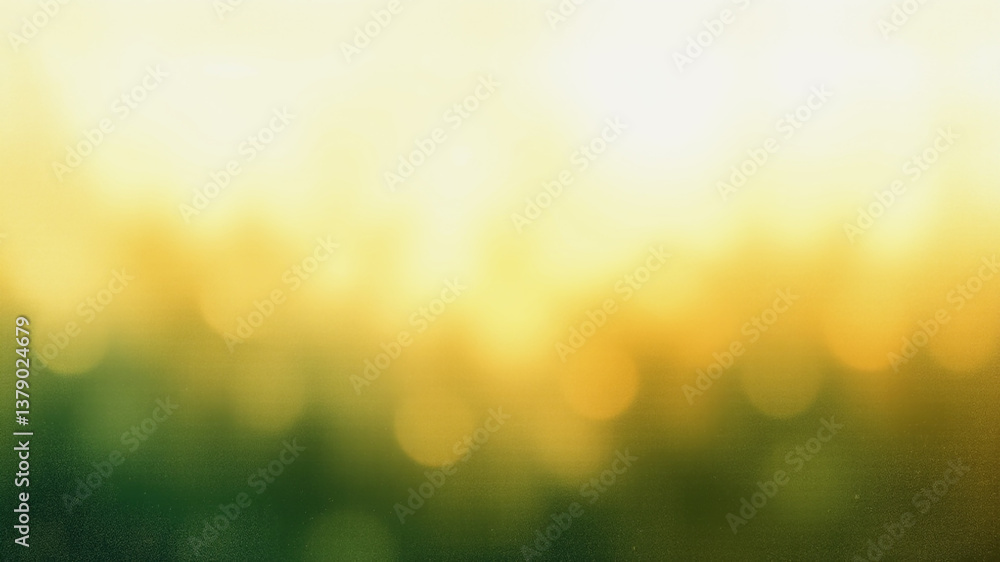 Poster soft abstract green background with blurred light and colorful pattern