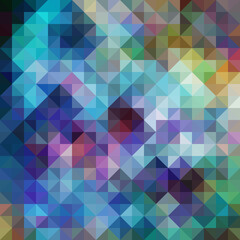 Fototapeta premium Colorful polygonal abstract background. Low poly effect. Polygon backdrop.