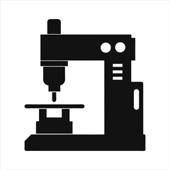 Industrial CNC Machine Icon Mechanical Engineering Vector