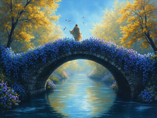 bridge over the river