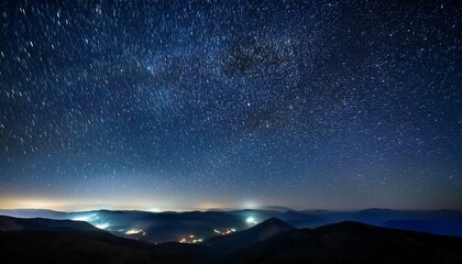 Naklejka premium nightly sky with stars