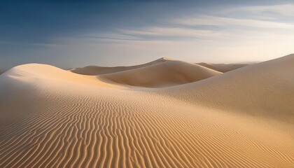 soft lines resembling sand dunes in soothing beige hues create an abstract landscape ideal for promoting wellness and eco focused messages in a calm organic setting