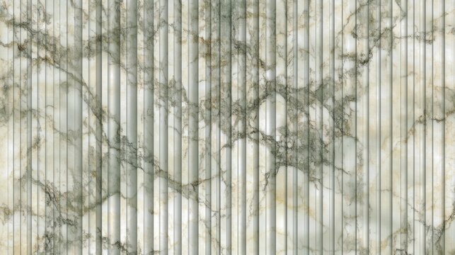 Fluted marble paneling highlighting contemporary architectural elegance, revealing luxurious natural stone texture and refined design sophistication