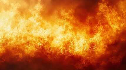 Obraz premium Fiery Inferno Intense Fire and Smoke Background