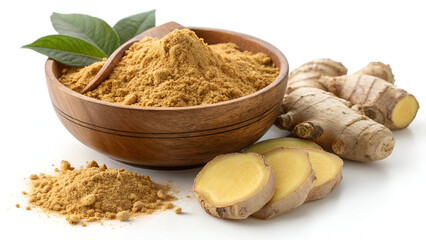 Fresh and Ground Ginger &ndash; Herbal Spice and Natural Remedy