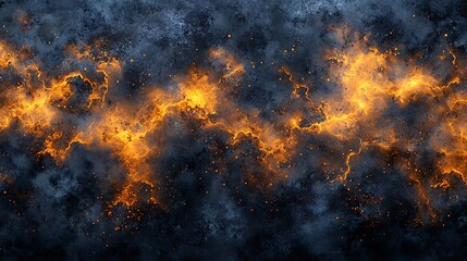 Fototapeta premium Fiery Rock Face Texture