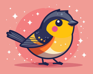 Obraz premium bird vector illustration