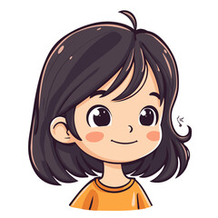 cartoon illustration of a girl 