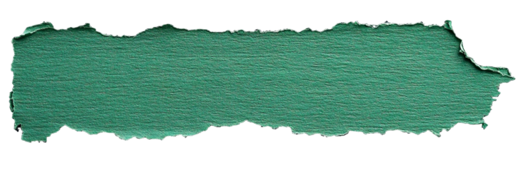green paper sticker
