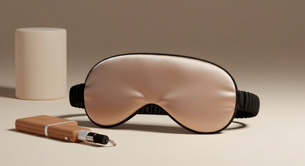 Sleep Mask and Relaxation Device Set for Restful Night Sleep