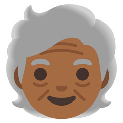 Older Woman: Medium-Dark Skin Tone
