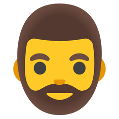 Man: Beard, Medium Skin Tone
