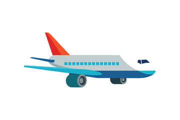 airplane isolated on white background