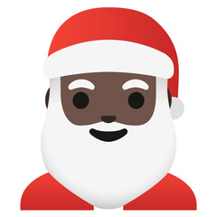 Santa Claus: Dark Skin Tone
