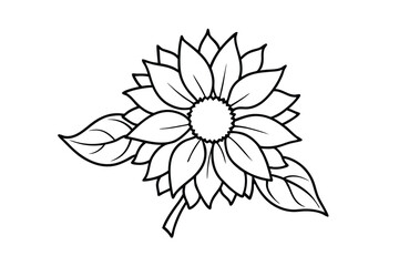 vector illustration of flower