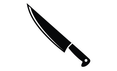 Illustration of a knife silhouette