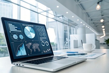 Businessman use artificial intelligence AI technology for enhanced work efficiency data analysis and efficient tools, Unlocking work potential with AI solutions chatbot help solve work problems.