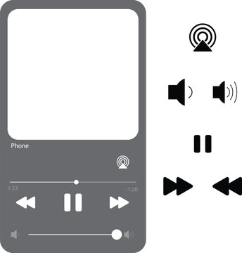 Music Display Theme: Music Platform Sample. Spotify Display template. Joox. Apple. Iphone. Googgle Music. SoundCloud. Music. Ipphone. Android. UI. UX. User interface user experience.