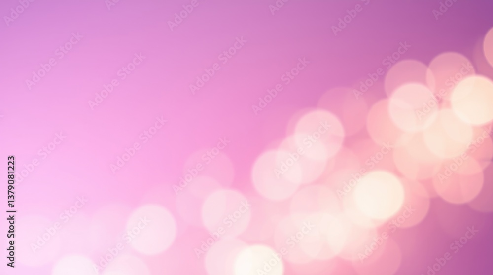 Poster soft pink bokeh background for textures and designs