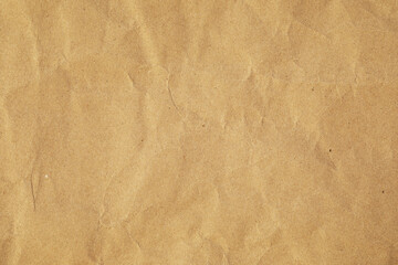 Old Crumpled brown paper texture