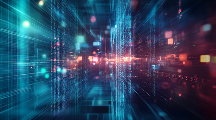 Abstract digital background for project management