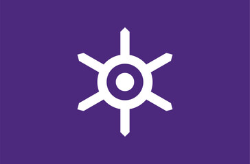 Obraz premium Tokyo national pride. Tokyo flag flat vector illustration. 